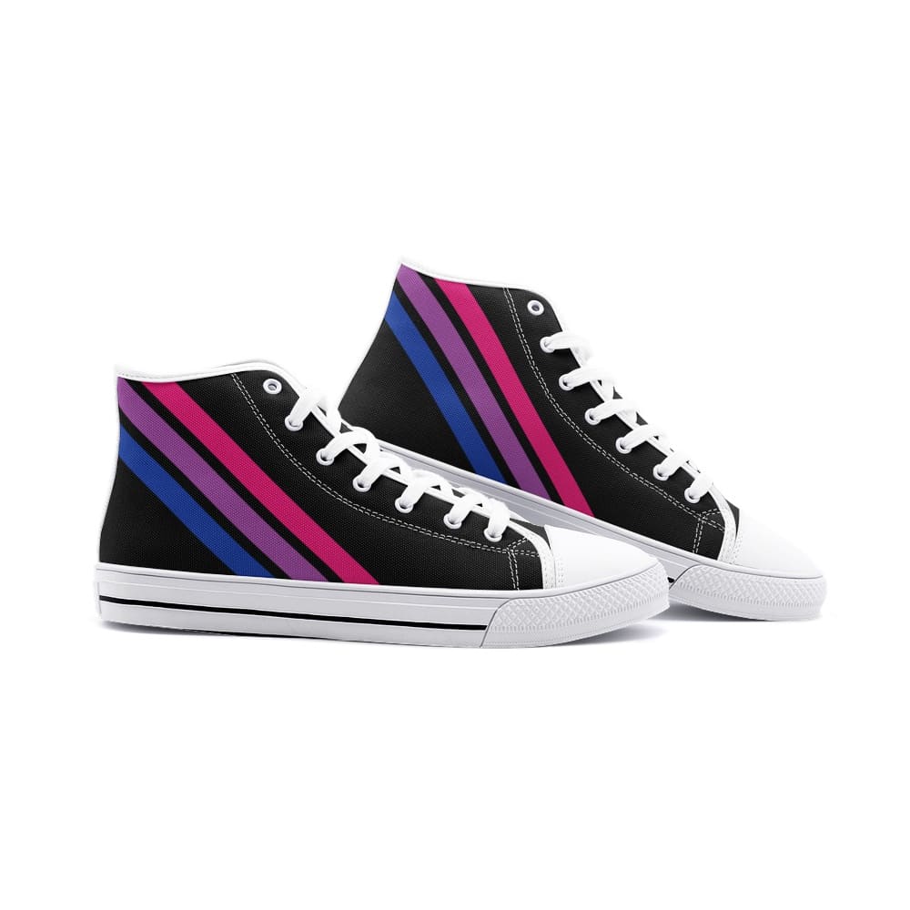 bisexual shoes, subtle bi sneakers, white