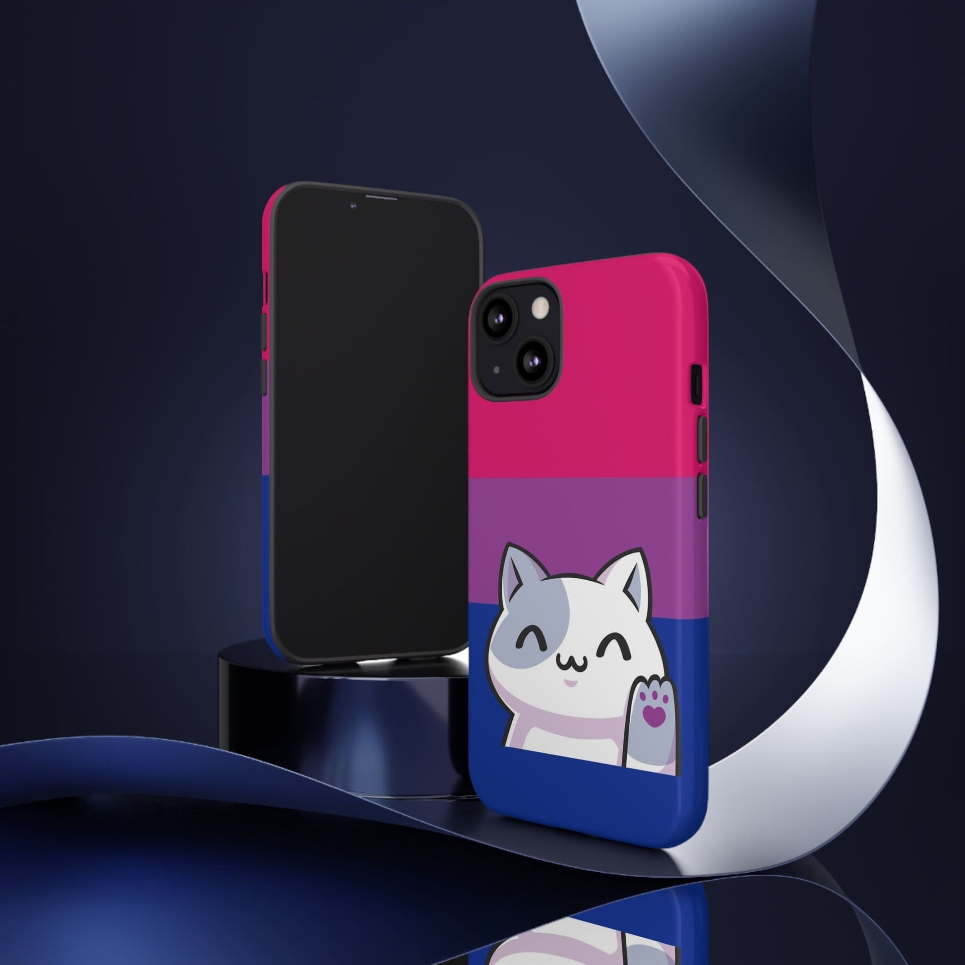 bisexual phone case kawaii cat