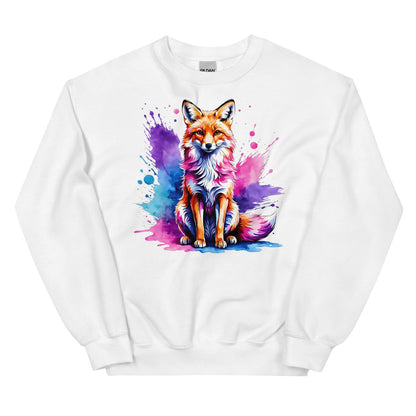 bisexual sweatshirt with bi pride fox