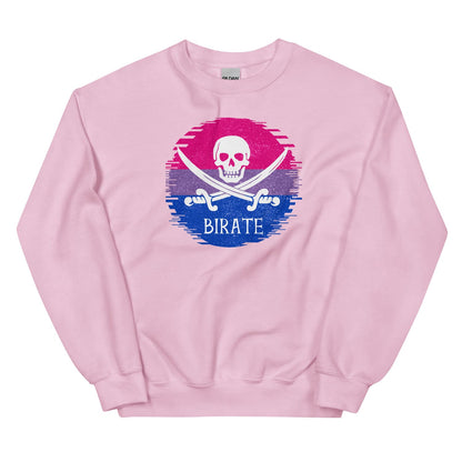 funny bisexual sweatshirt in pink