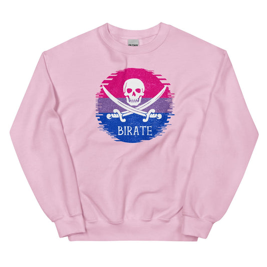 funny bisexual sweatshirt in pink