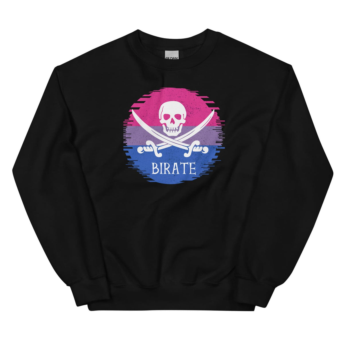 funny bisexual sweatshirt in black