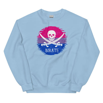 funny bisexual sweatshirt in blue
