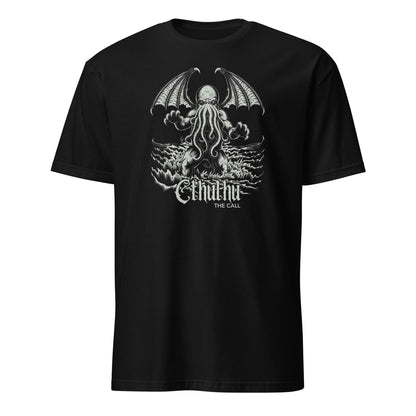 Black t-shirt with cthulhu