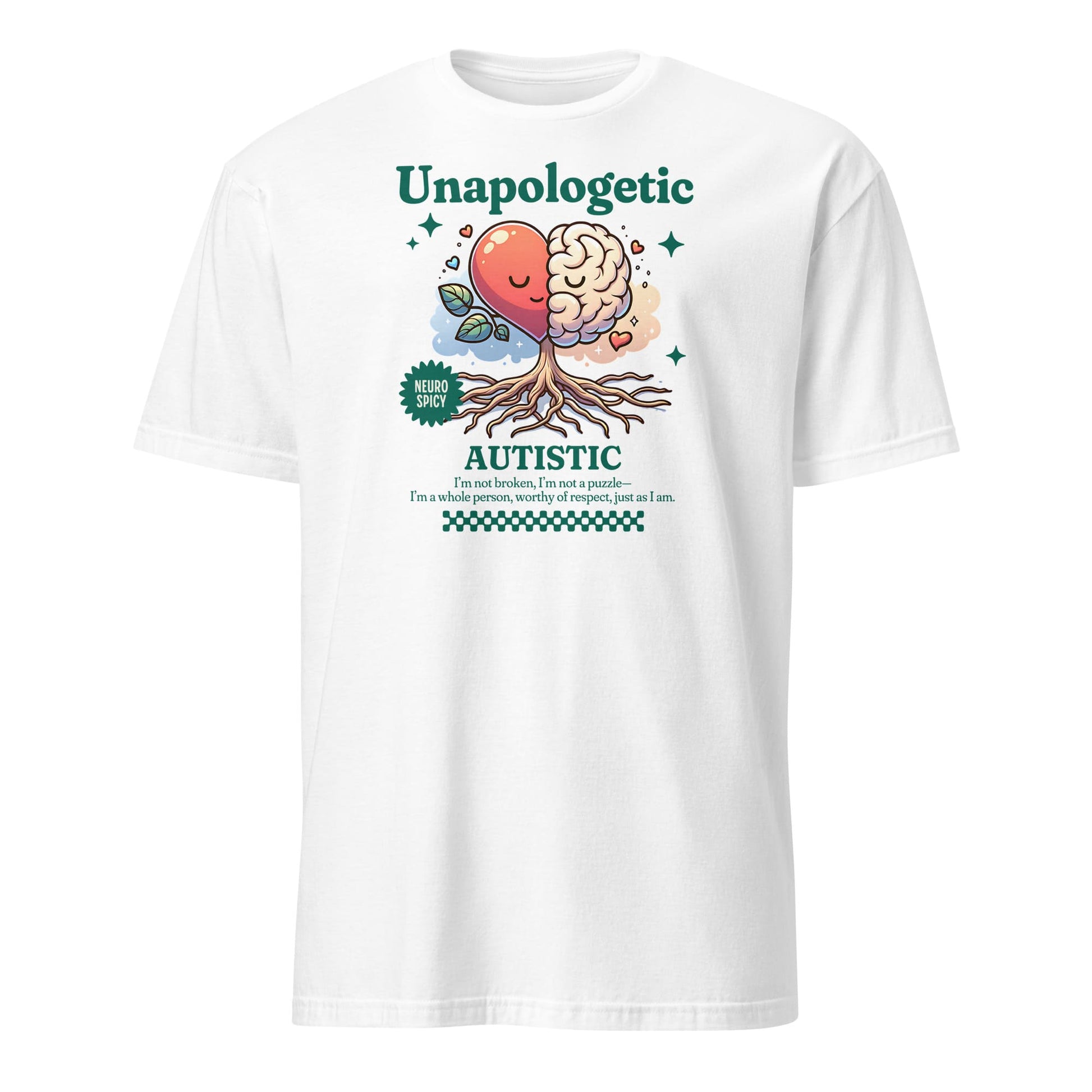 Unapologetic Autistic Shirt, Cute Neurodivergent Tee, Overstimulated Gift For Neurospicy, Autism Acceptance TShirt, Neurodiversity Affirming