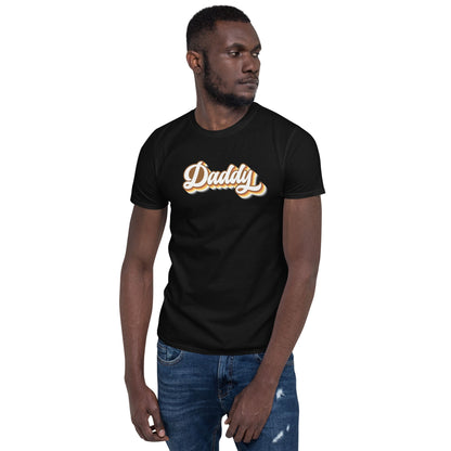 gay daddy bear pride shirt, black model