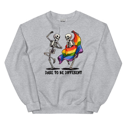 Dancing skeletons LGBTQ sweatshirt