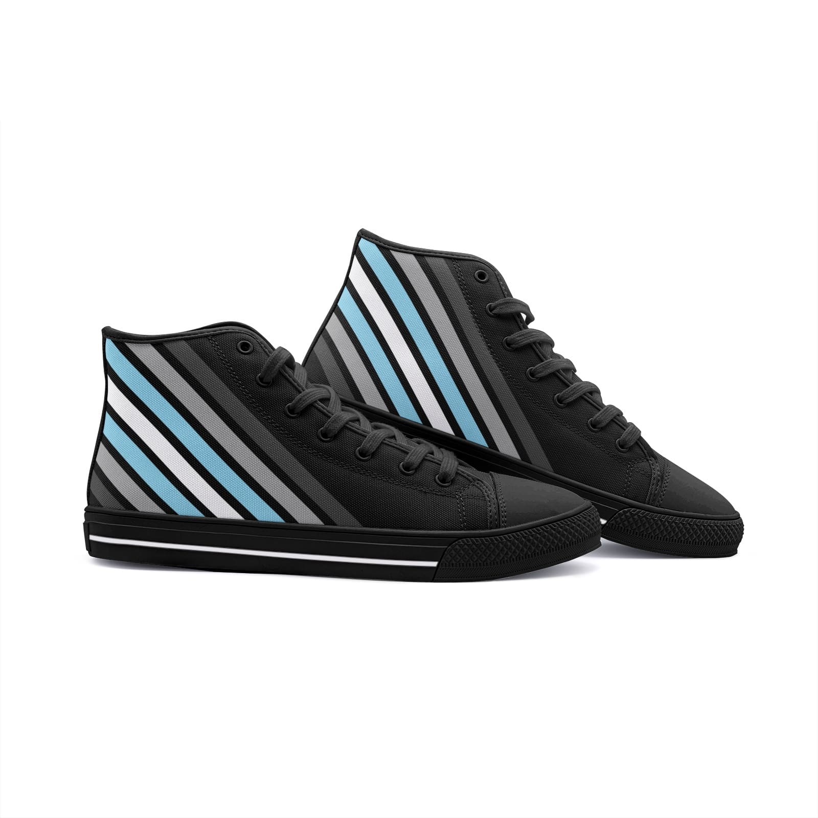 demiboy shoes, subtle demigender sneakers, black