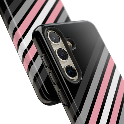 demigirl phone case, subtle demigender pride, close up