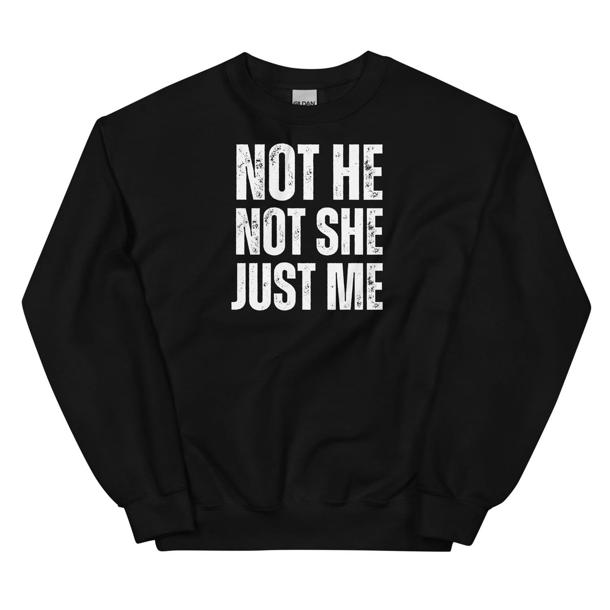 black nonbinary sweatshirt