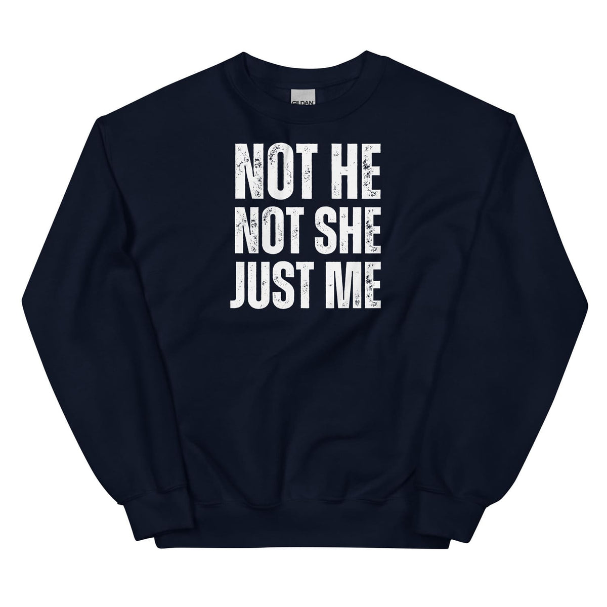 navy nonbinary sweatshirt