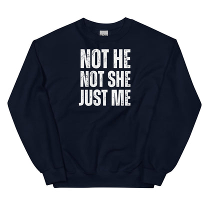 navy nonbinary sweatshirt