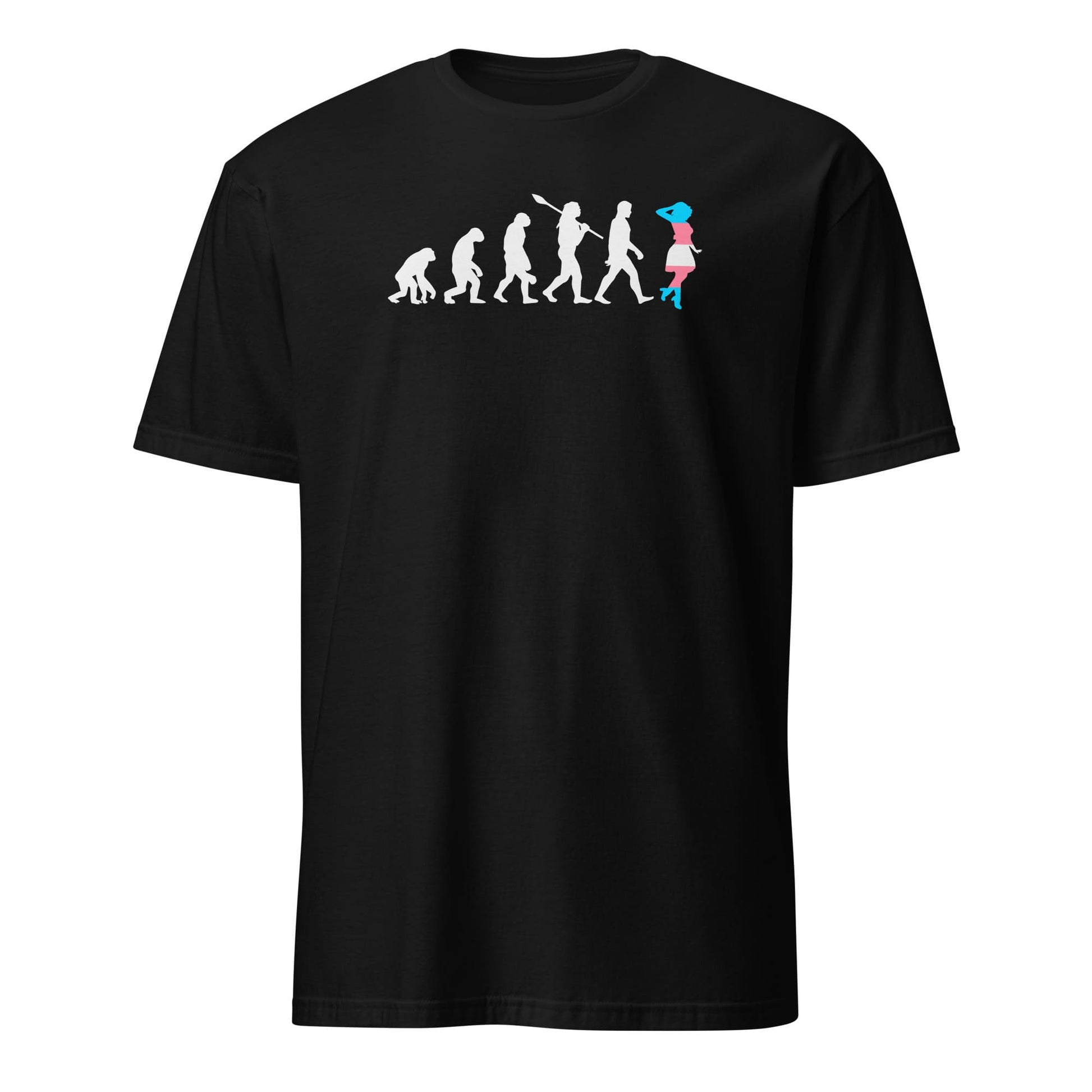 MTF transgender shirt, funny evolution theory, hang