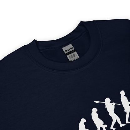 Transgender  blue sweatshirt with white graphic design on a white background