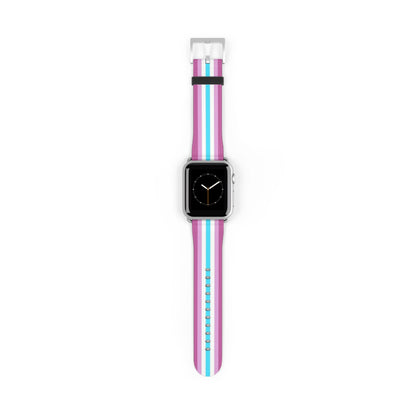 femboy apple watch band, silver