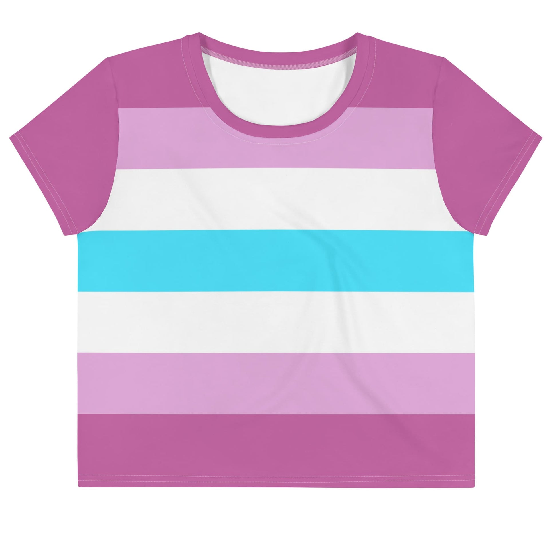 femboy crop top, flatlay front