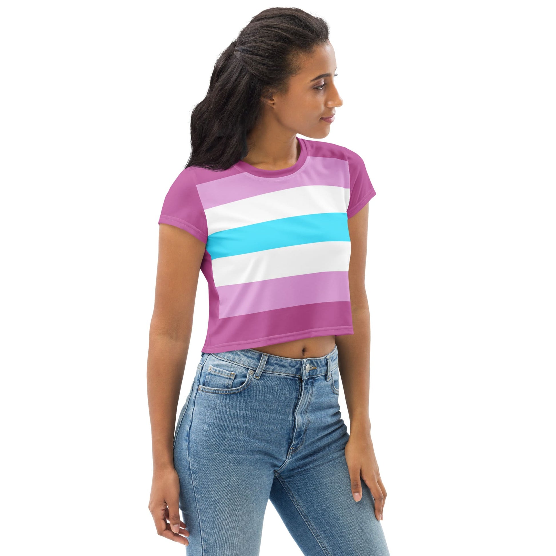 femboy crop top, model 2 right