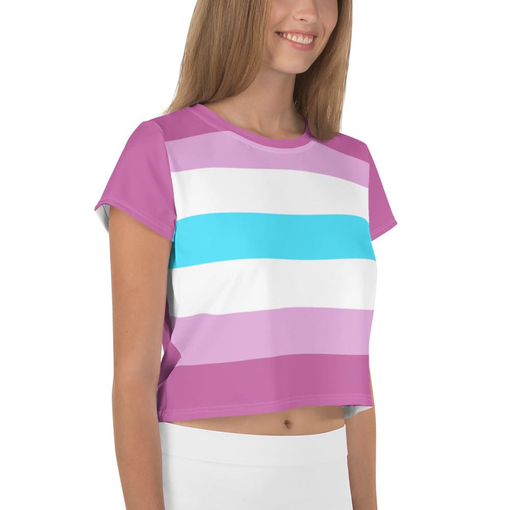 femboy crop top, model 1 right