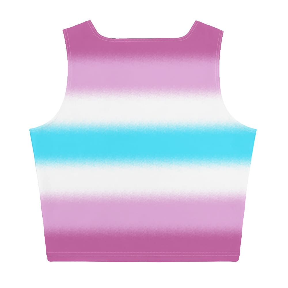 femboy crop top, femboy tank, flatlay back