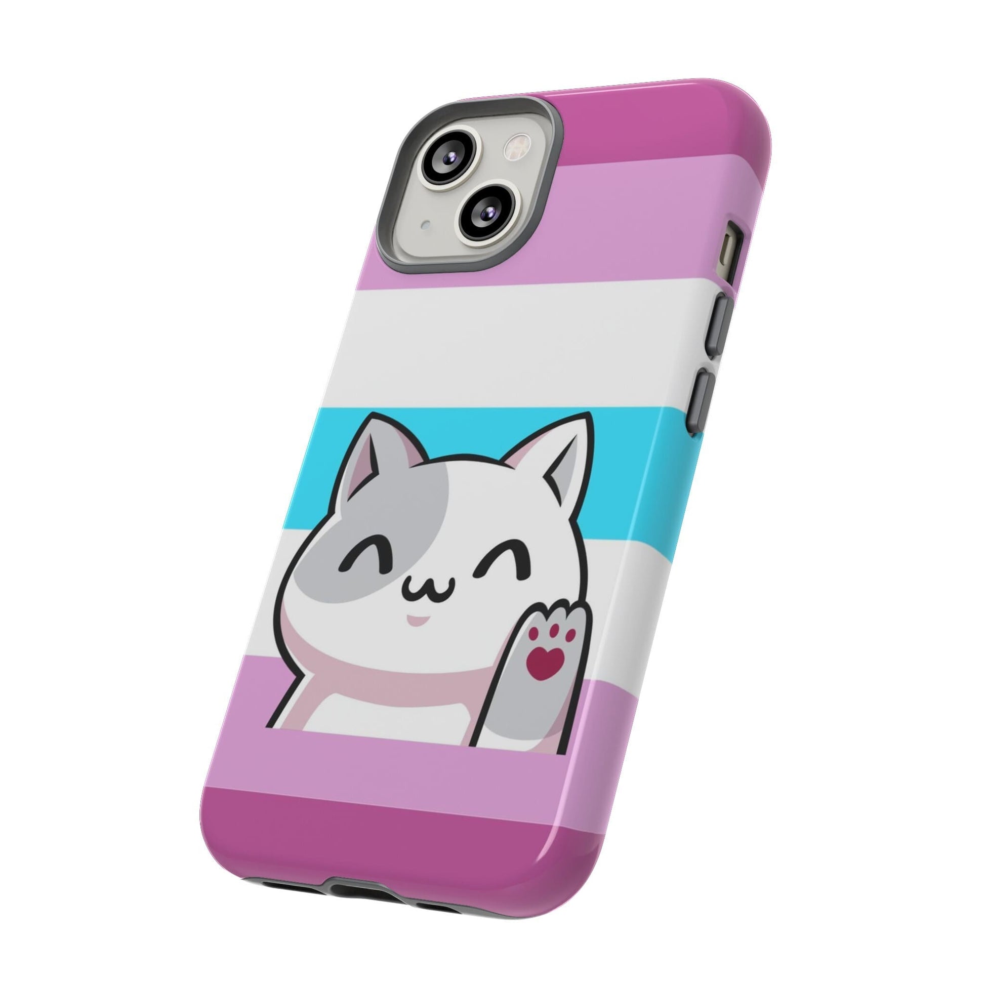 femboy phone case kawaii cat, side