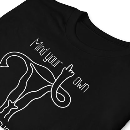 Black feminist t-shirt , detail