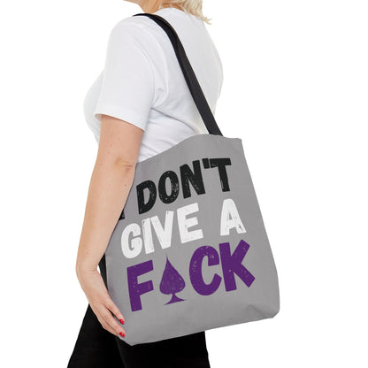 asexual tote bag, funny ace of spade bag, medium