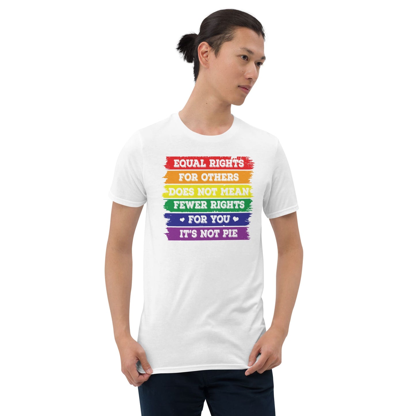 LGBT equal rights shirt, model 3