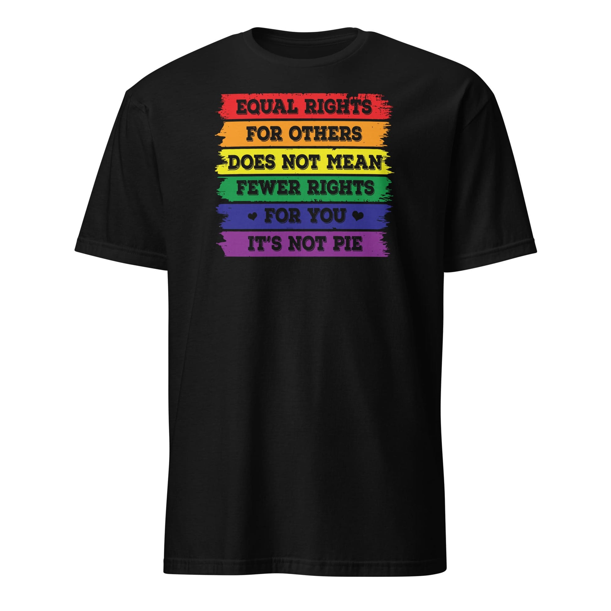 LGBT equal rights shirt, black