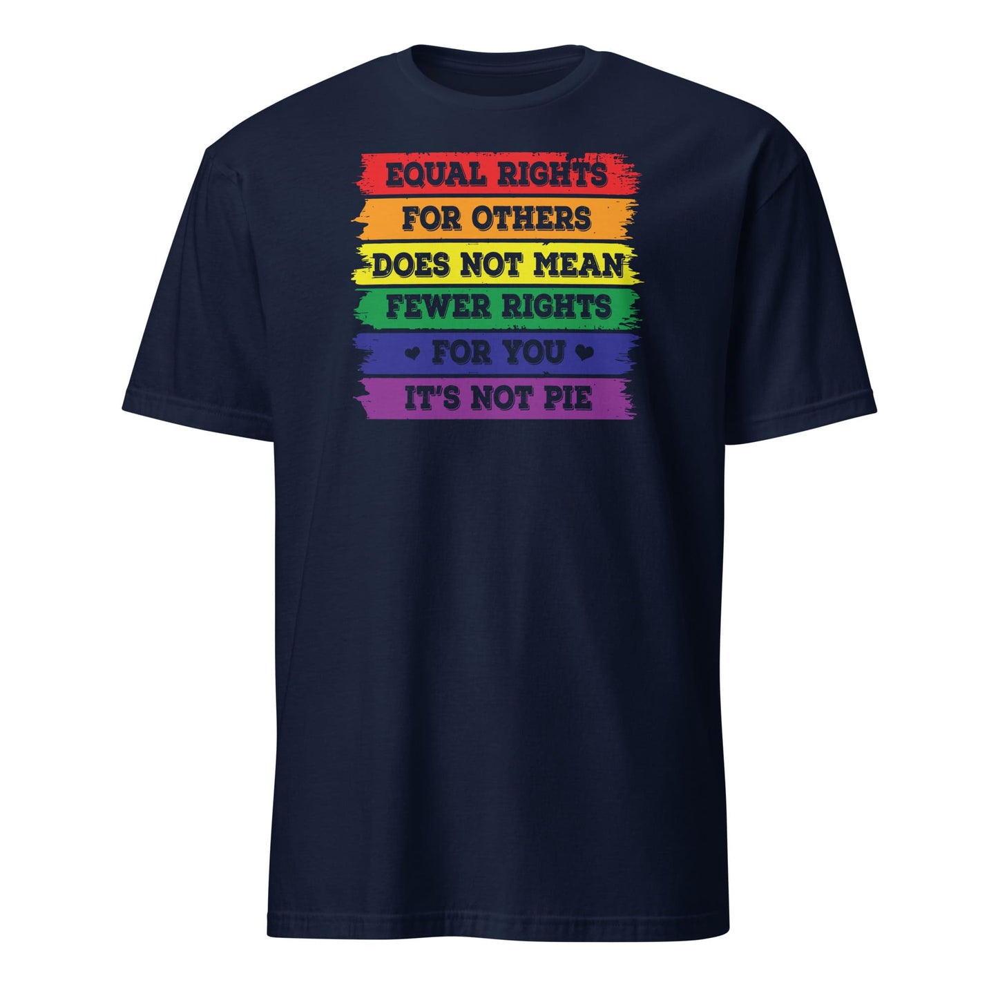 LGBT equal rights shirt, navy