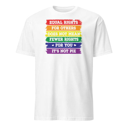 LGBT equal rights shirt, white