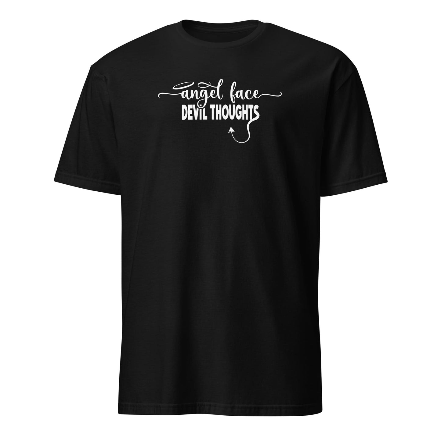 Funny naughty thoughts sassy t-shirt black