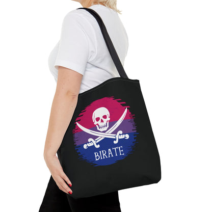 bisexual tote bag, funny bi pride bag, medium