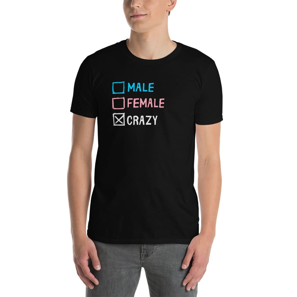 transgender shirt, sarcastic trans pride, male model