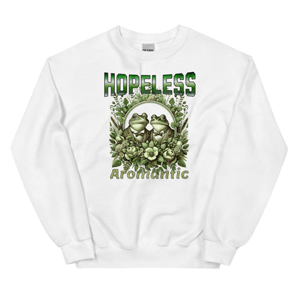 funny aromantic frogs sweatshirt