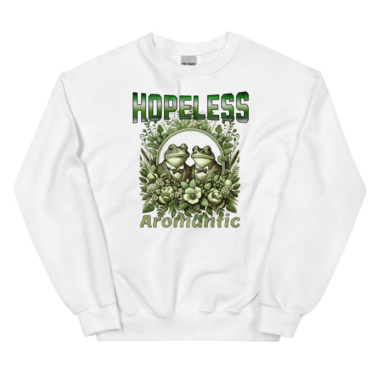 funny aromantic frogs sweatshirt