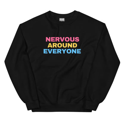 funny pansexual sweatshirt in black