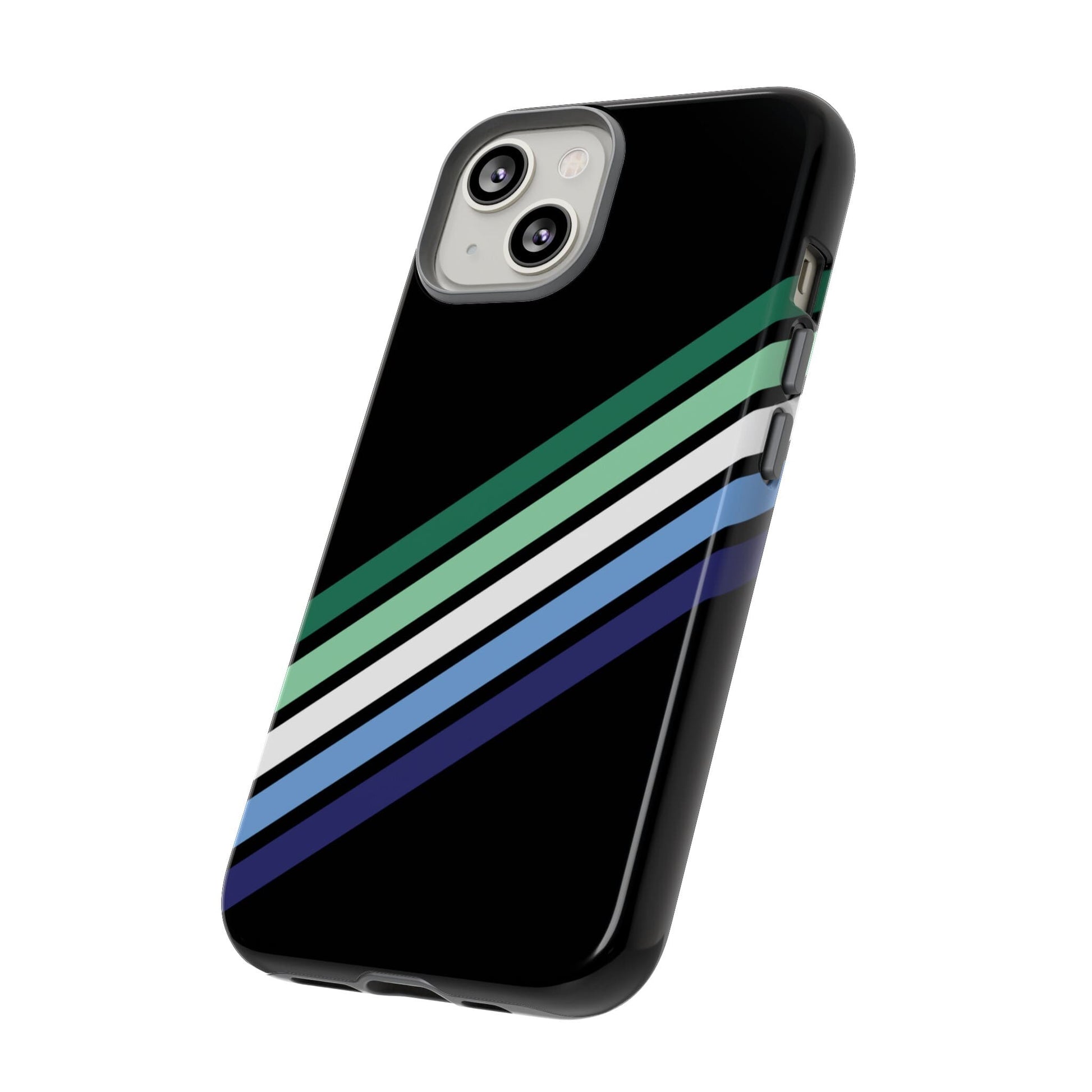 gay mlm phone case, subtle pride, side