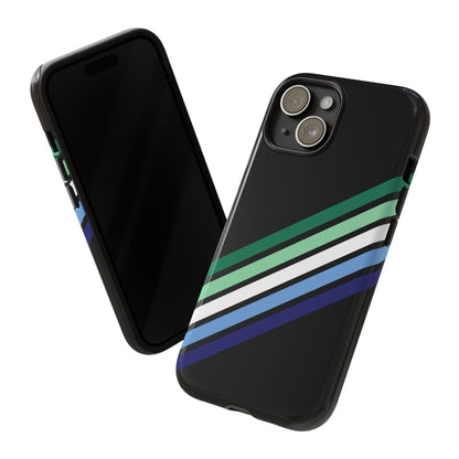 gay mlm phone case, subtle pride, tilt