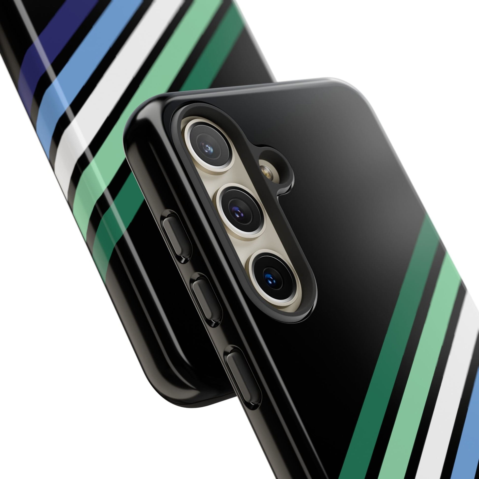 gay mlm phone case, subtle pride, close up