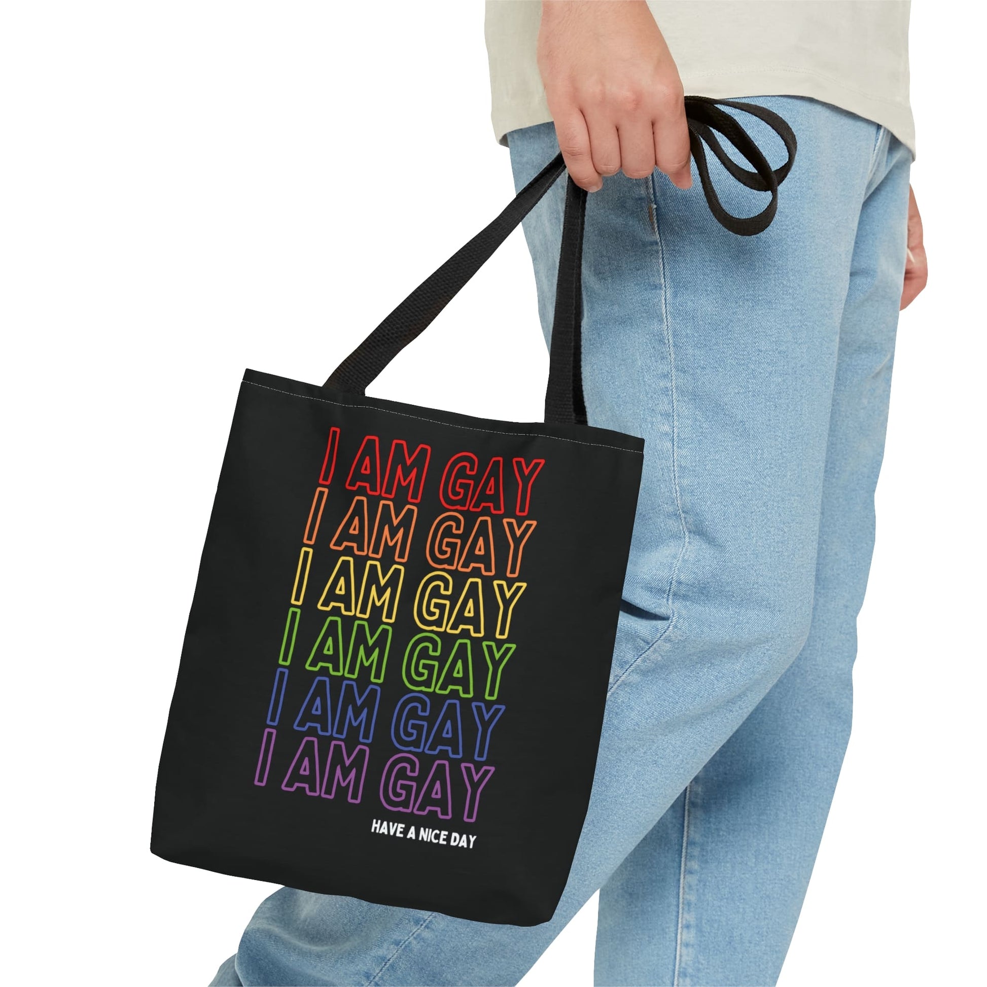 gay LGBT tote bag, small