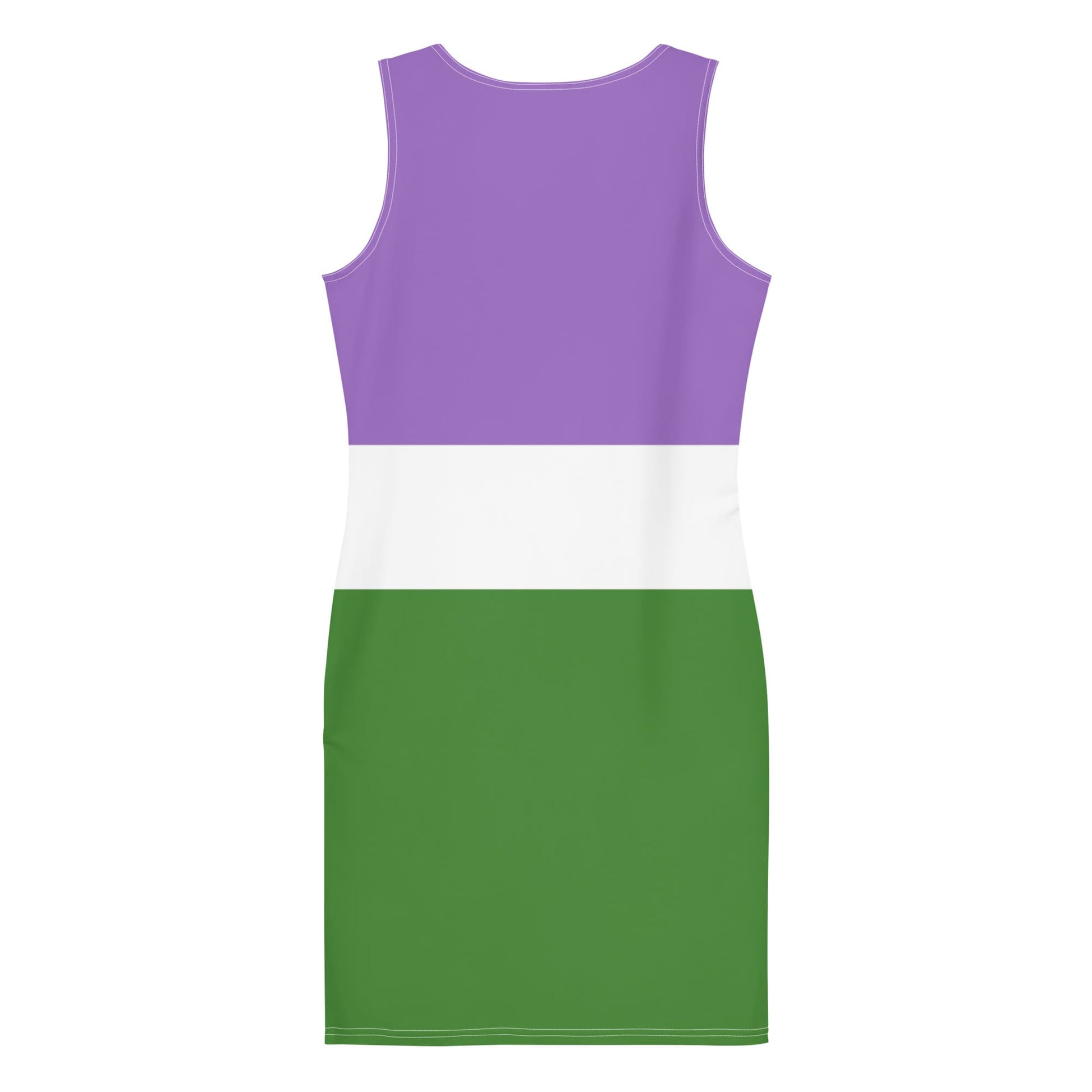 genderqueer dress, flatlay back