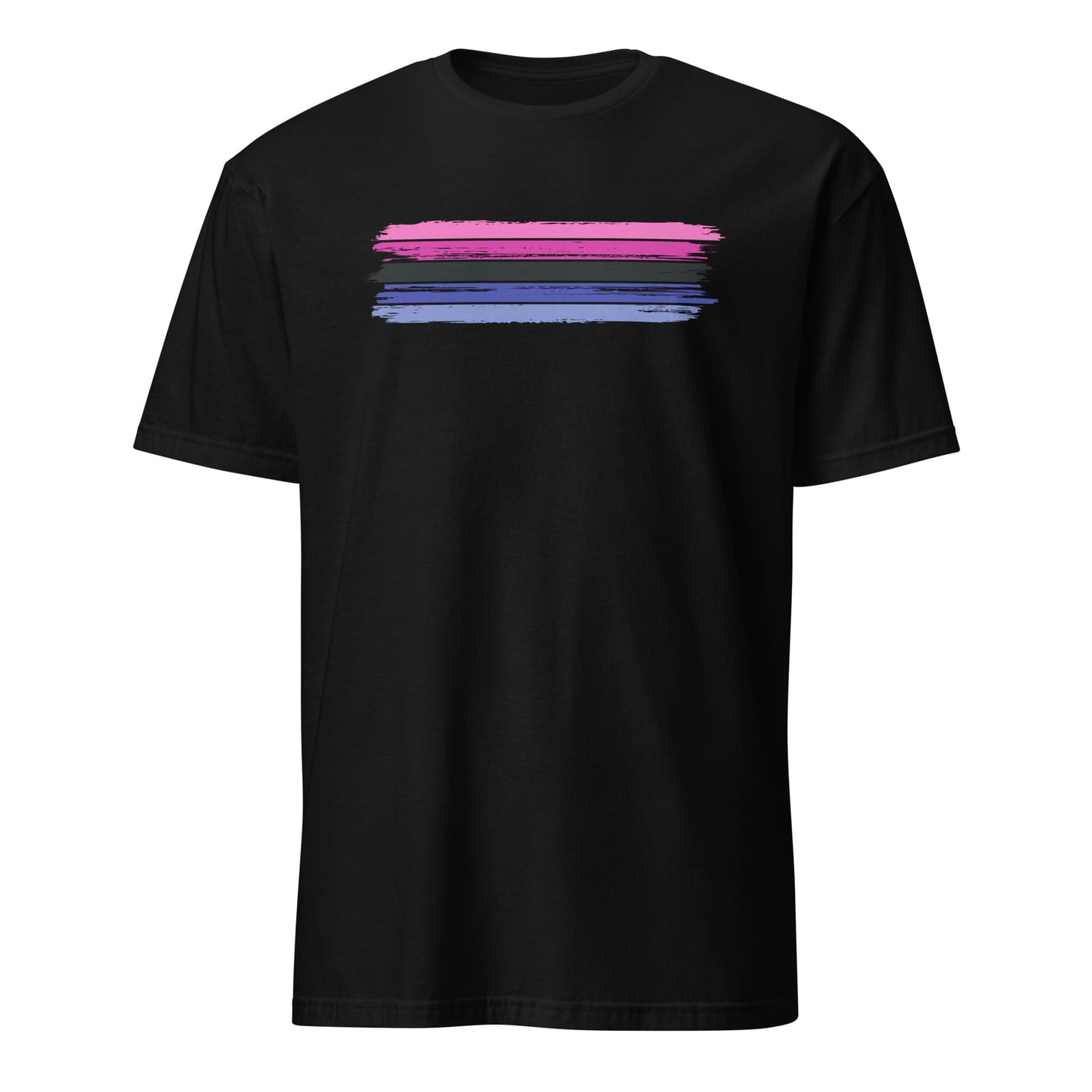 omnisexual shirt, grunge omni flag tee, black