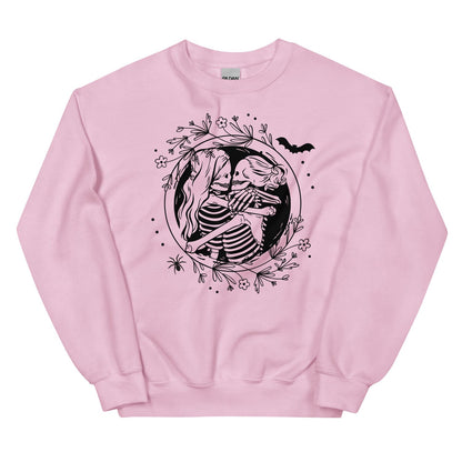 Halloween lesbian sweater pink