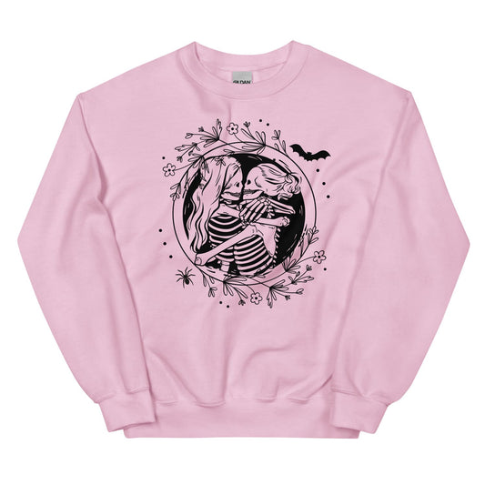 Halloween lesbian sweater pink