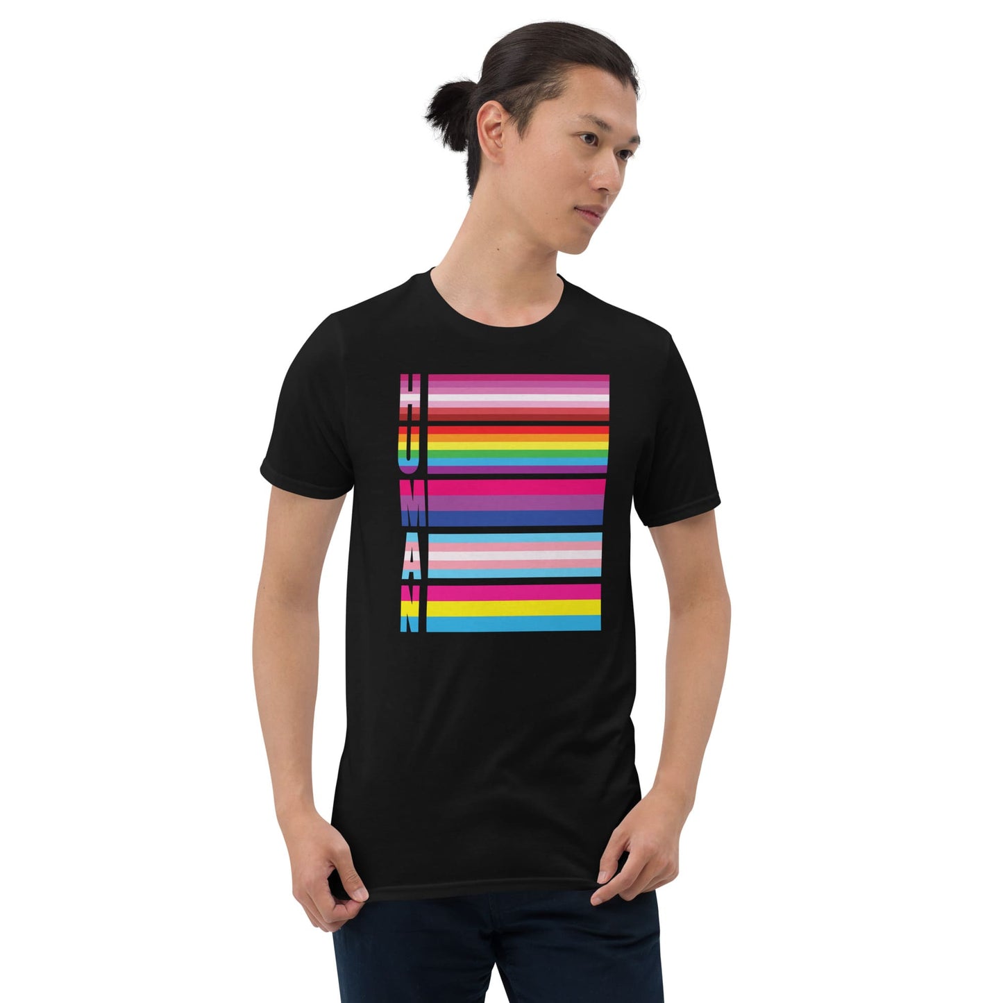 lesbian bisexual transgender pansexual pride shirt, model 1