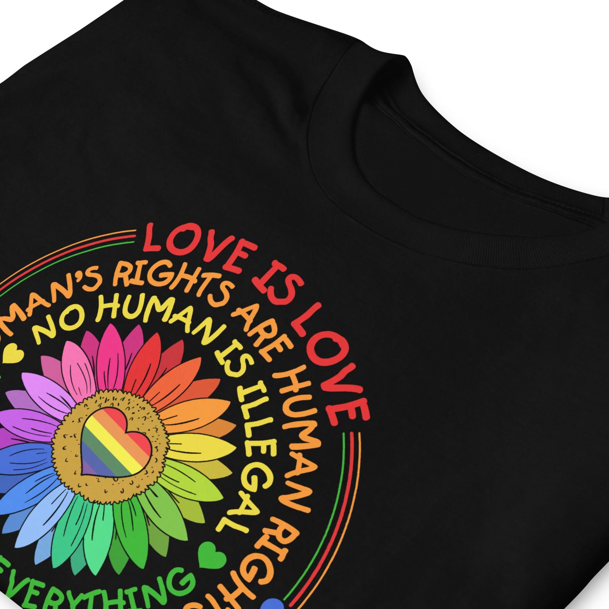 LGBT pride shirt, human rights tee, zoom