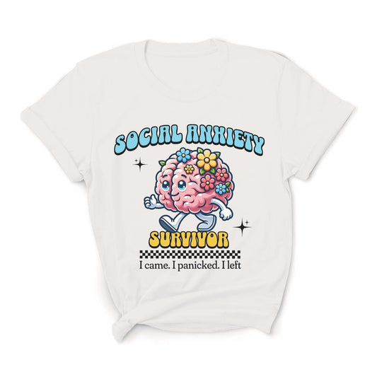 Kawaii social anxiety t-shirt