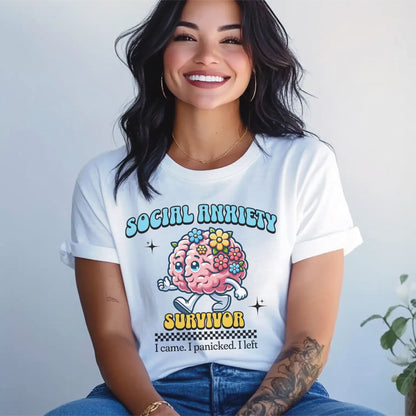 Kawaii social anxiety t-shirt