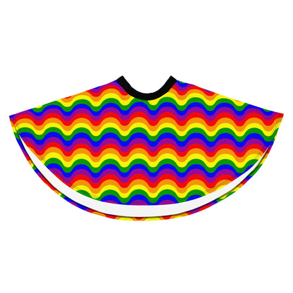 LGBT pride skirt, flatlay