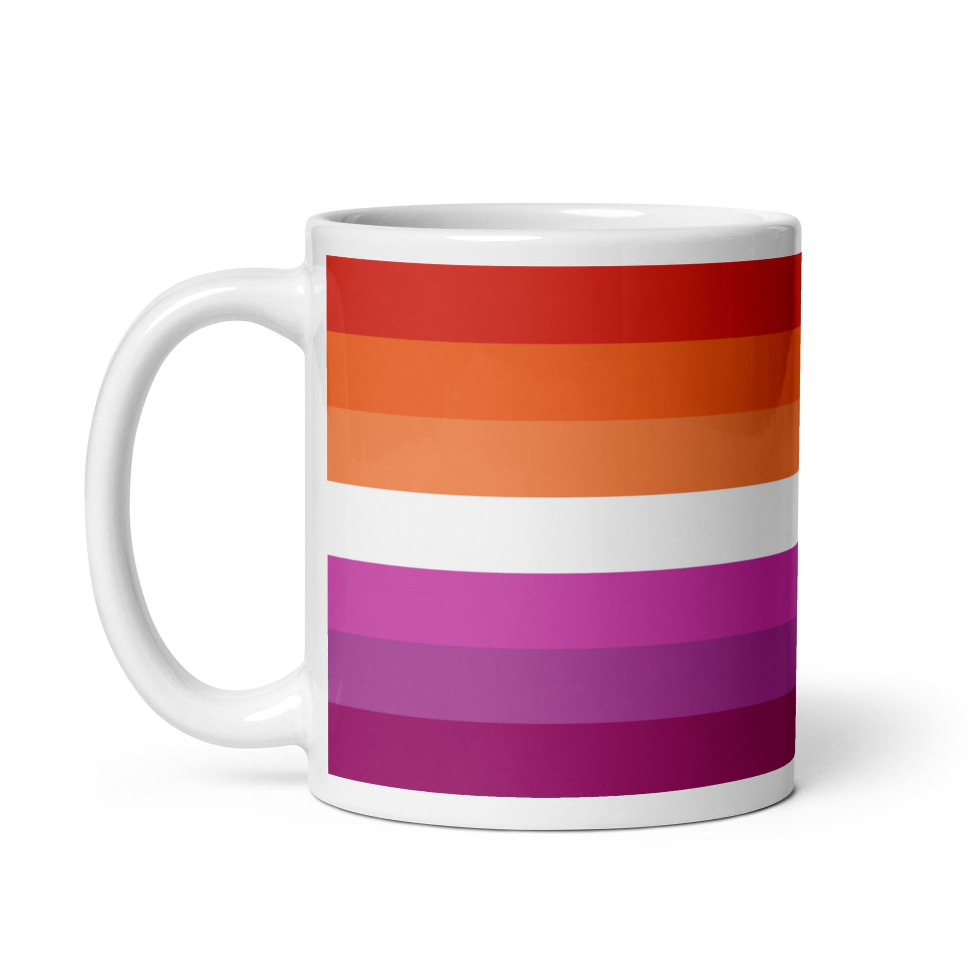 lesbian coffee mug left